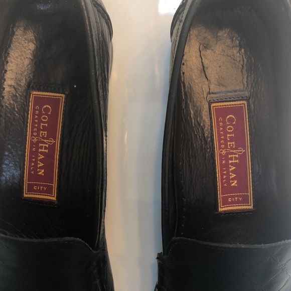Cole Haan City embossed, all leather loafer. Very Rare Sz 9AA (fits a 9 narrow) - Picture 5 of 12